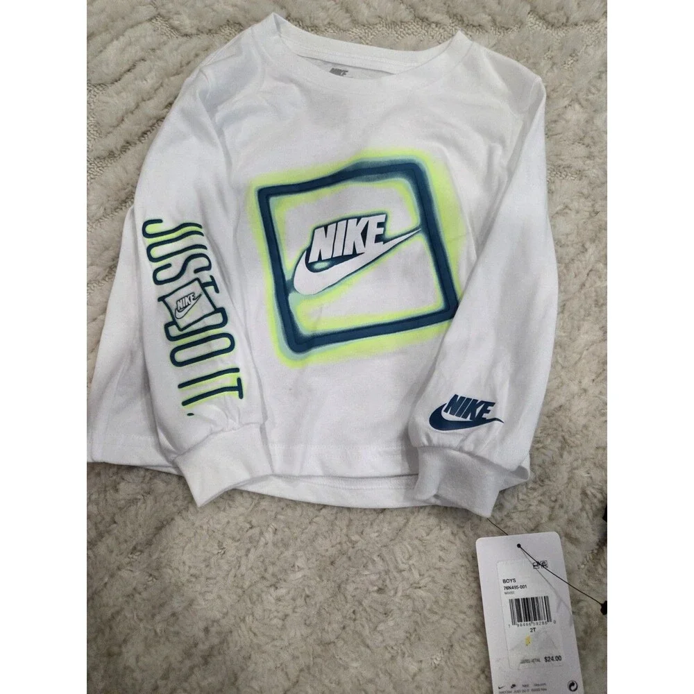 NIKE 2T NWT SET OF 2 LONG SLEEVE SHIRTS B22 - Picture 4 of 4
